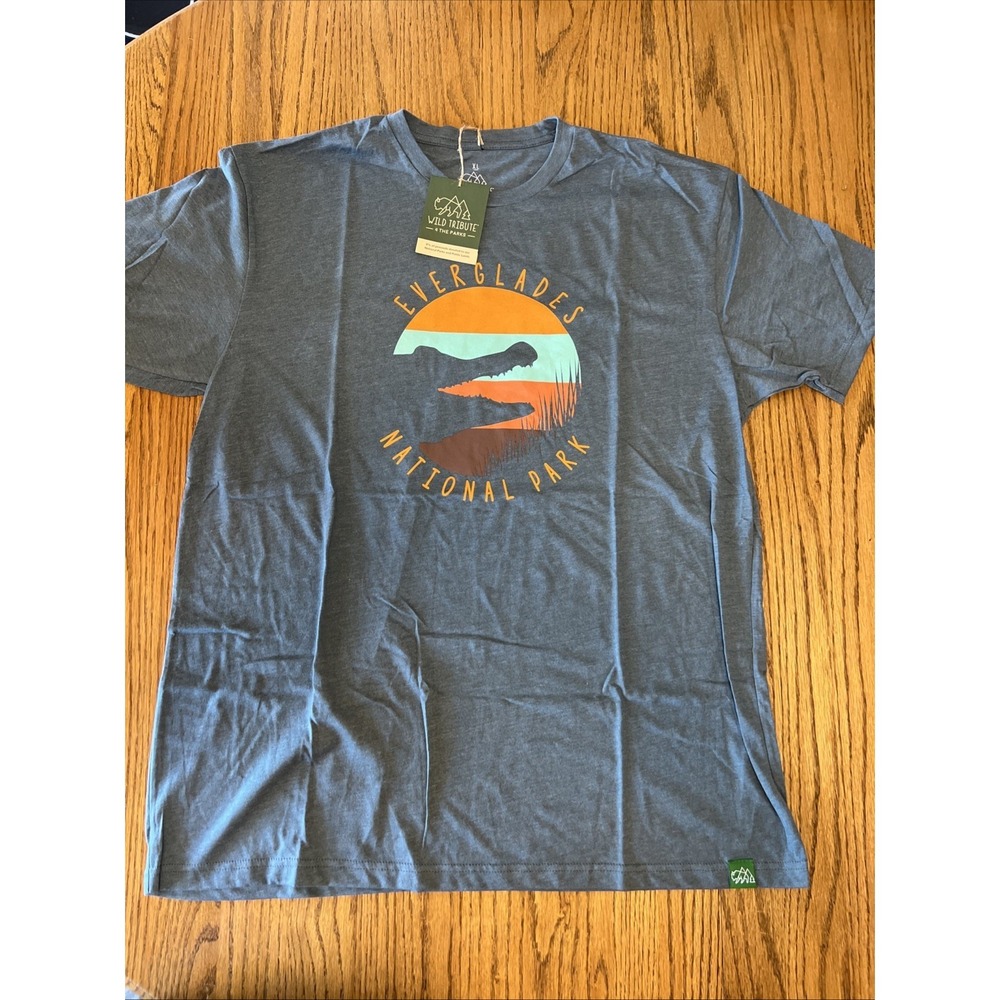 Everglades National Park Alligator T-Shirt - Wild Tribute Men's XL